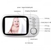 Відеоняня Baby Monitor VB603 / HD720P / 3.2 LCD з датчиком температури Білий (100235)