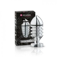 Анальний корок з електростимуляцією Mystim Hector Helix Buttplug L 110*50 мм (SO2962)