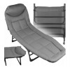 Розкладне ліжко No Brand Комбат Jet Folding-Bed крісло-лежак із подушкою та матрацом до 150 кг 180х60х30 см Сірий (2104618498)