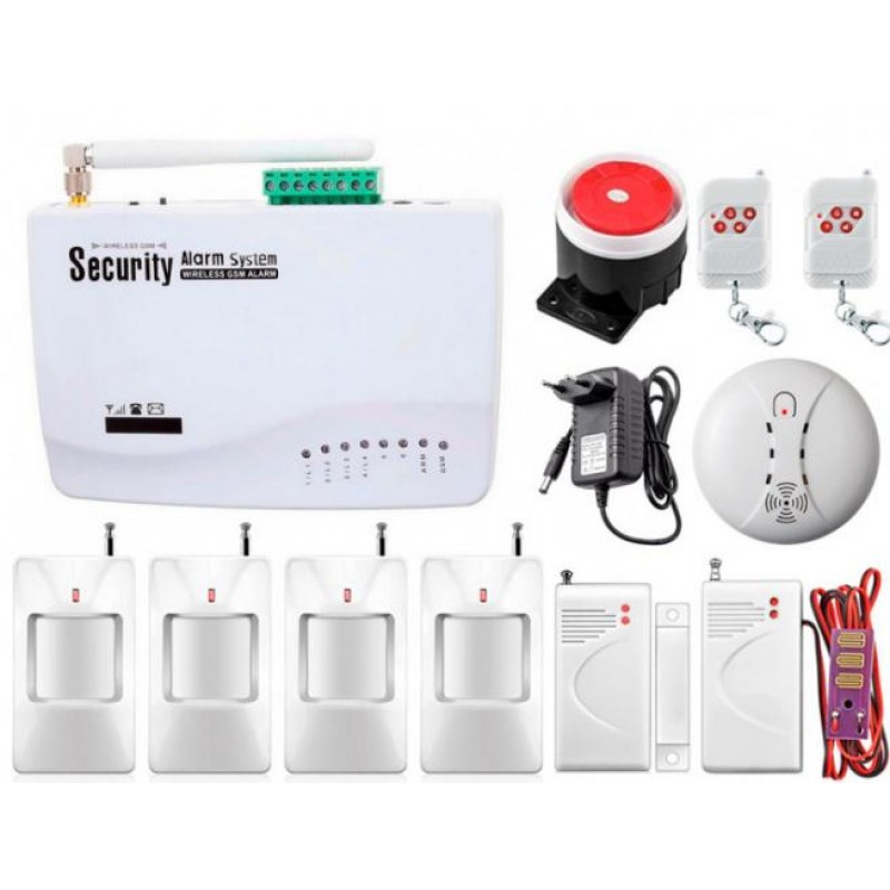 Комплект бездротової GSM сигналізації Kerui G01 Pro для 3-кімнатної квартири (GSMYYF78FDJNFD)