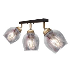 Світильник стельовий MSK Electric Enigma 3 лампи PL 20241-3 BK 619290