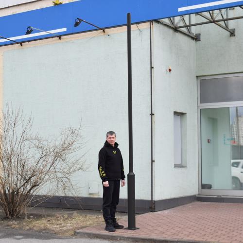 Стовп парковий Lightwell 4 м чорний 277852 Стовп парковий Lightwell 4 м чорний 277852