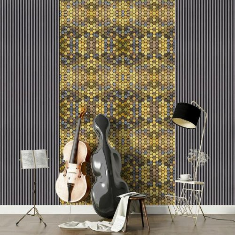 Самоклеюча алюмінієва плитка Sticker Wall 300х300х3 мм Різнокольоровий (SW-00001931)