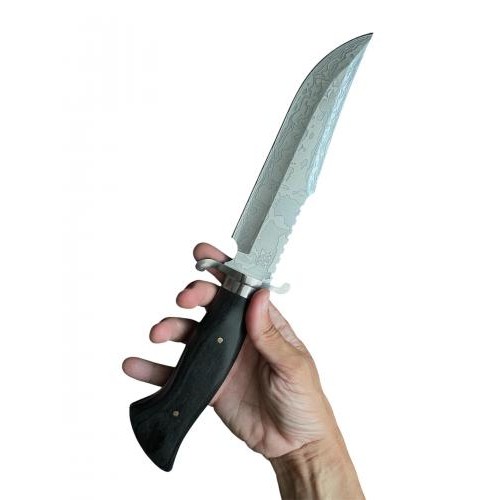 Ніж туристичний Gorillas BBQ 2-2334 34 см Чорний (KN1067) Ніж туристичний Gorillas BBQ 2-2334 34 см Чорний (KN1067)