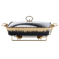 Мармітниця YIWU 2 л Чорно-золотий (HP1048)