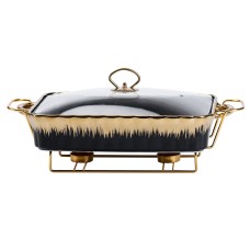 Мармітниця YIWU 2 л Чорно-золотий (HP1048)