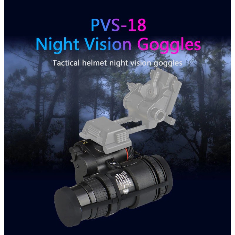 Прилад нічного бачення Монокуляр PVS 18 із кріпленням Wilcox L4G24 на шолом