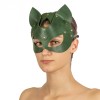 Маска кішки LOVECRAFT натуральна шкіра Зелений (SO3313) в інтернет супермаркеті PbayMarket!