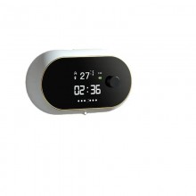Сенсорний диспенсер настінний дозатор для мила з годинником Zhiya MYX-W2 White