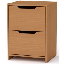 Тумбочка нічна Компанит ПКТ-9 Бук (48х42х66 см) Тумбочка нічна Компанит ПКТ-9 Бук (48х42х66 см)