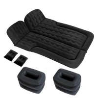 Надувний матрац No Brand BP-001 180x135 см Black (7664-26253)
