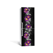 Наклейка на холодильник Zatarga «Квіткова доріжка» 650х2000 мм вінілова 3Д наклейка декор на кухню