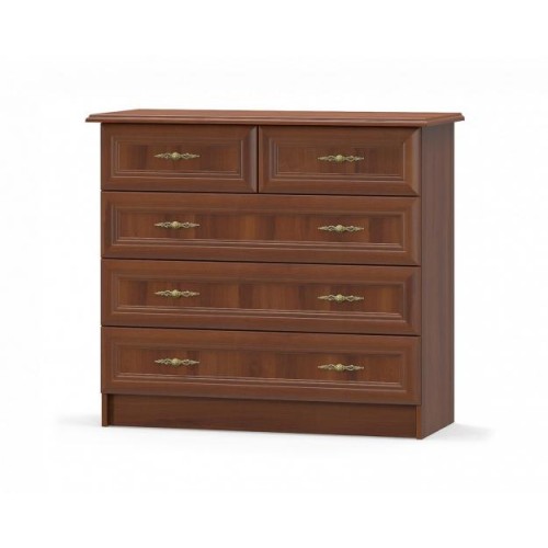 Комод для речей Меблі Сервіс Барон 5Ш/100 горіх Комод для речей Меблі Сервіс Барон 5Ш/100 горіх