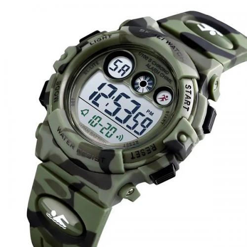 Наручний годинник чоловічий Skmei Kids KamoGreen (2833) Наручний годинник чоловічий Skmei Kids KamoGreen (2833)