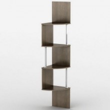 Полиця навісна Тиса Мебель Аудіо з Трубами Венге 1820x350x350 мм