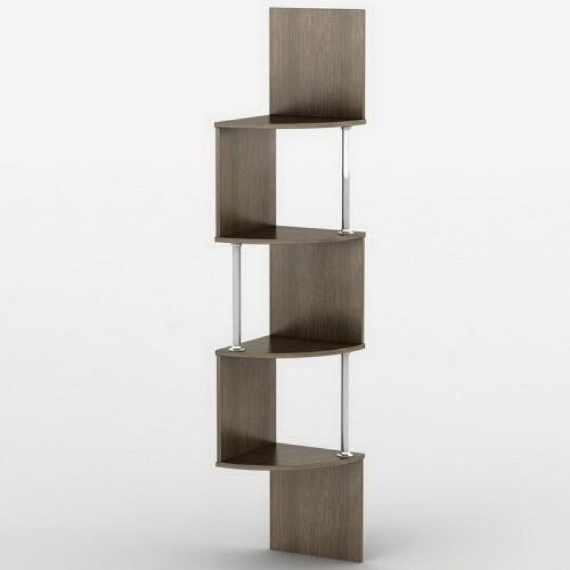 Полиця навісна Тиса Мебель Аудіо з Трубами Венге 1820x350x350 мм