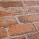 Самоклеюча декоративна 3D панель 3D Loft Катеринославська цегла 700x770x3 мм Коричневий (279)
