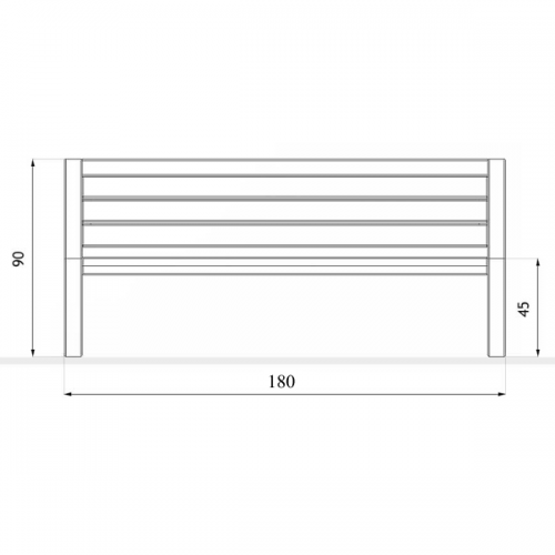 Лава подвійна GoodsMetall у стилі ЛОФТ 1800х1150х900 - ЛС37 Лава подвійна GoodsMetall у стилі ЛОФТ 1800х1150х900 - ЛС37