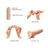 Реалістичний фалоімітатор Strap-On-Me Sliding Skin Realistic Dildo Vanille - XXL, ефект рухливої шкі в інтернет супермаркеті PbayMarket!