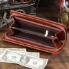 Чоловічий клатч Vintage 14197 шкіряний Коричневий, Коричневий