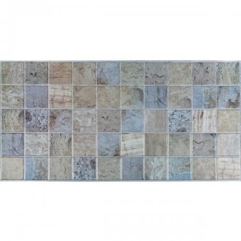 Декоративна ПВХ панель Sticker Wall 960x480x4 мм Різнокольоровий (D) SW-00002480