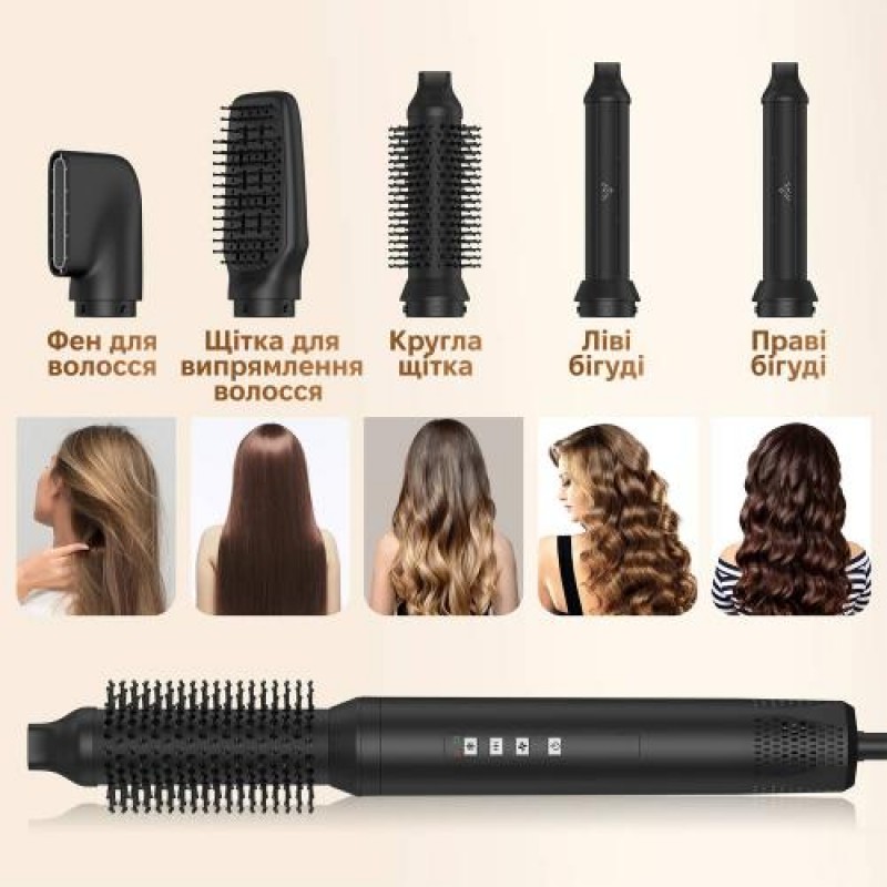 Стайлер для волосся Inspire WT-640 5в1 Black