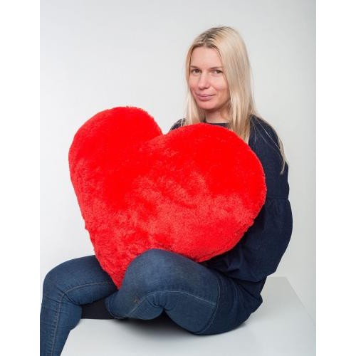 Плюшева іграшка Mister Medved Подушка-серце 75 см Червоний (024) Плюшева іграшка Mister Medved Подушка-серце 75 см Червоний (024)