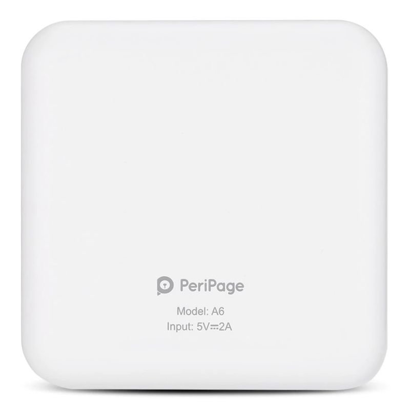 Портативний bluetooth термопринтер для смартфона PeriPage A6, білий
