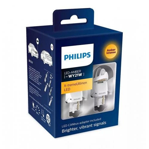 Комплект світлодіодних ламп Philips 11065XUAXM W21W 12V Yellow в інтернет супермаркеті PbayMarket!