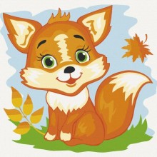 Розпис на полотні Art Craft Лисичка 15536-AC 30х30 см