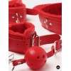 BDSM-комплект червоного кольору для рольових ігор із 10 предметів We Love в інтернет супермаркеті PbayMarket!