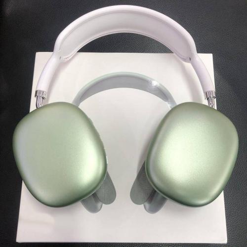 Повнорозмірні бездротові навушники-гарнітура Bluetooth з акумулятором Macaron MP90 з MP3 плеєром/AUX/microSD Зелені