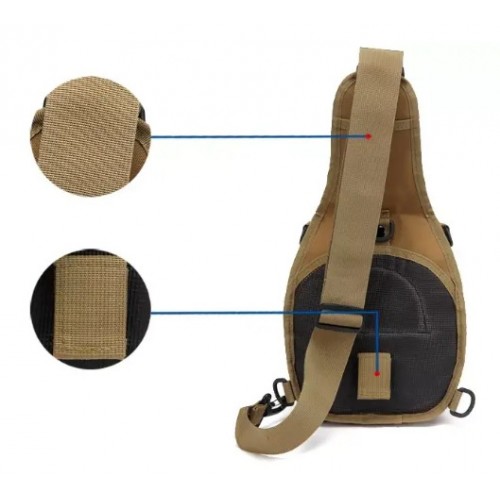 Сумка тактична No Brand 27x20x15 см Хакі (1713882330) Сумка тактична No Brand 27x20x15 см Хакі (1713882330)