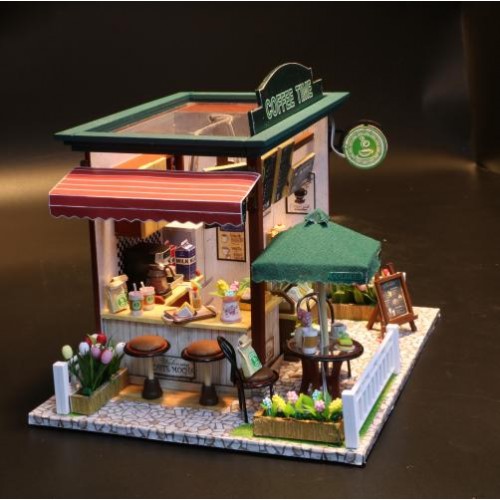 Ляльковий будиночок 3D Румбокс CuteBee DIY Doll HouseCoffee Time (V356SD) Ляльковий будиночок 3D Румбокс CuteBee DIY Doll HouseCoffee Time (V356SD)