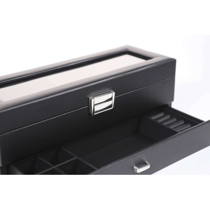 Шкатулка для зберігання годинників Craft 6PU.FIB.JW.BL Чорний