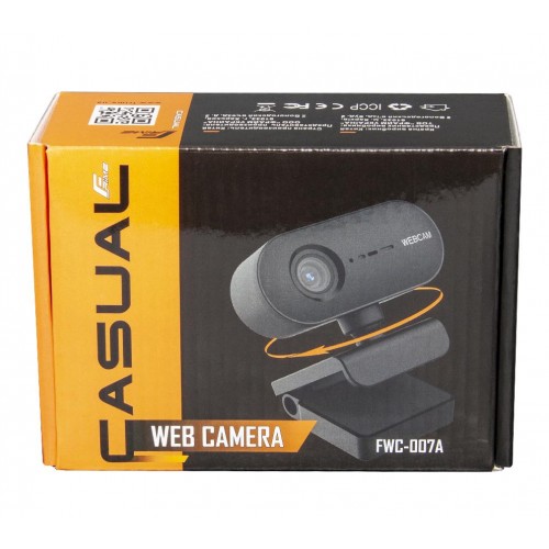 Веб-камера Frime FWC-007A FHD Black з тріподом в інтернет супермаркеті PbayMarket!