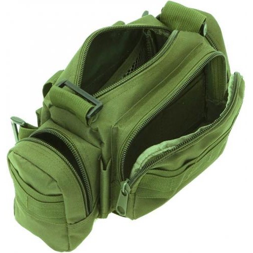 Тактична чоловіча сумка No Brand Molle Combat Sachet 18x30x8 см Хакі (1870530731) Тактична чоловіча сумка No Brand Molle Combat Sachet 18x30x8 см Хакі (1870530731)