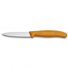Кухонний ніж Victorinox SwissClassic для нарізки 80 мм Помаранчевий (6.7606.L119)