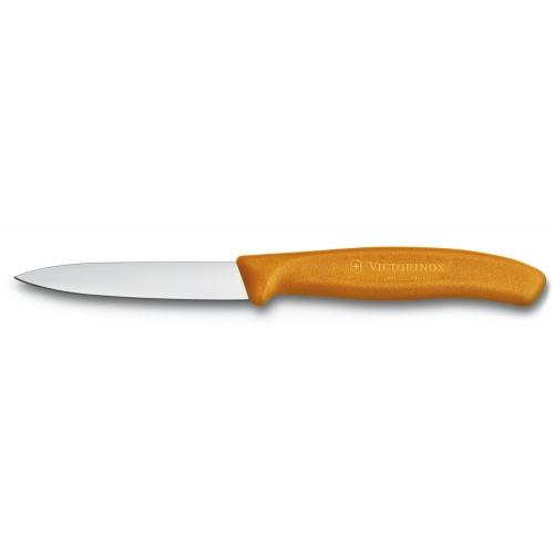 Кухонний ніж Victorinox SwissClassic для нарізки 80 мм Помаранчевий (6.7606.L119) Кухонний ніж Victorinox SwissClassic для нарізки 80 мм Помаранчевий (6.7606.L119)