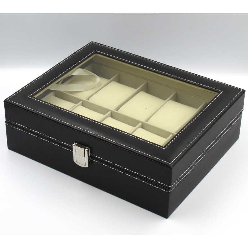 Скринька для зберігання годинників Craft 10PU Чорний