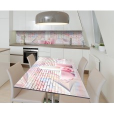 Наклейка 3Д вінілова на стіл Zatarga «Зефірна стіна» 650х1200 мм (Z184586/1st)