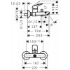 Змішувач для ванни HANSGROHE Logis 71400000 в інтернет супермаркеті PbayMarket!