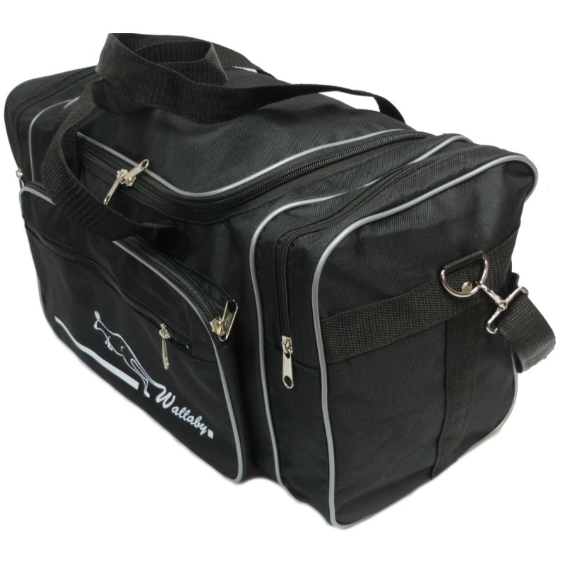 Дорожня сумка Wallaby 2686 22л 21х25х45 см Чорний (564782244)