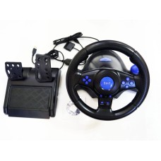 Кермо з педалями OPT-TOP 3 в1 Vibration Steering wheel PS2/PS3/PC (1756374628)