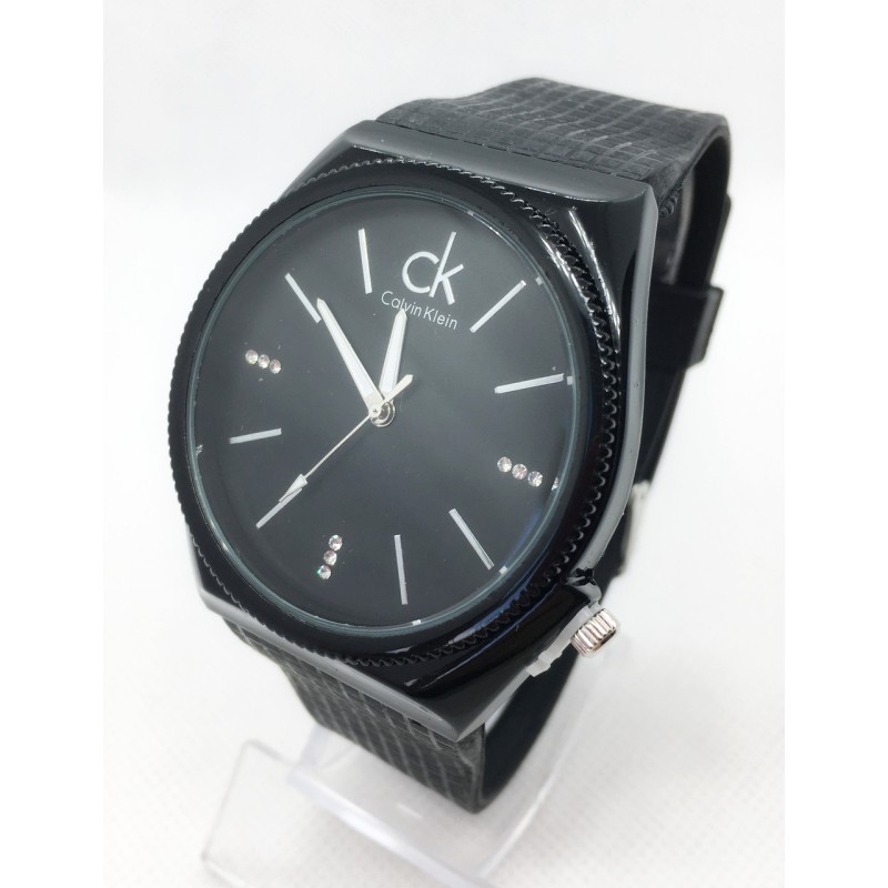 Годинники чоловічі наручні Саlvin Кlеin Чорні Репліка (IBW639B)