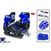 Комплект ролики-ковзани із захистом 2in1 Scale Sport. Dark blue (розмір 29-33) 97811142