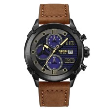 Класичний чоловічий годинник Skmei 2051 Коричневий