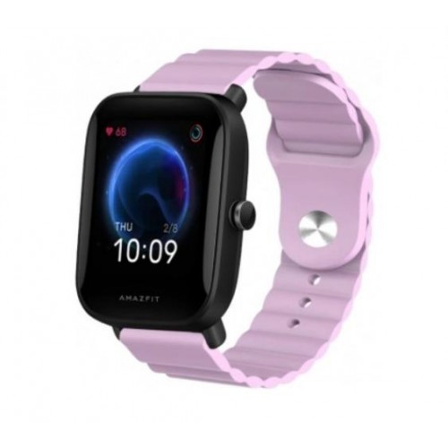 Ремінець BeWatch силіконовий 20мм для смарт годинник універсальний Wave Лавандовий (1010703) Ремінець BeWatch силіконовий 20мм для смарт годинник універсальний Wave Лавандовий (1010703)