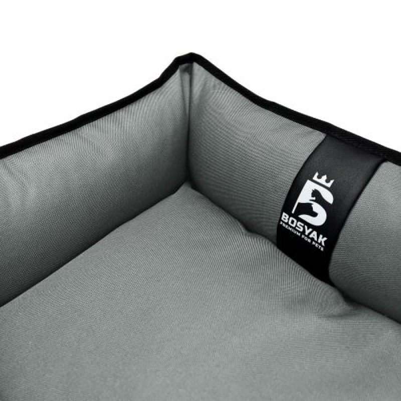 Лежак ліжко для собак та котів EGO Bosyak Waterproof XS 50x45 Сірий (спальне місце для собак та котів)