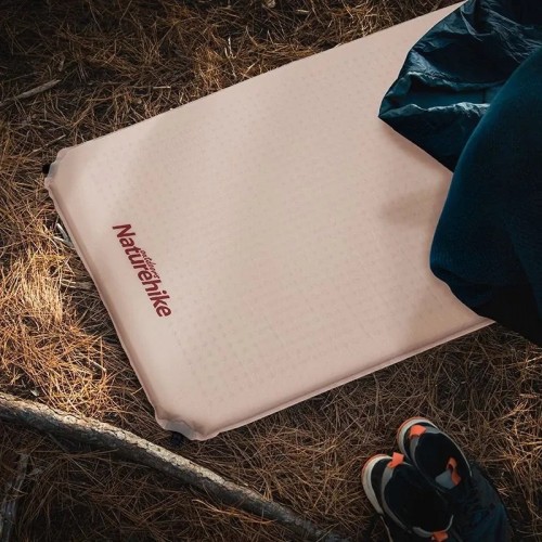 Килимок самонадувний Naturehike NH20DZ002 одномісний 200х75х3 см Бежевий (1047-6927595767603)